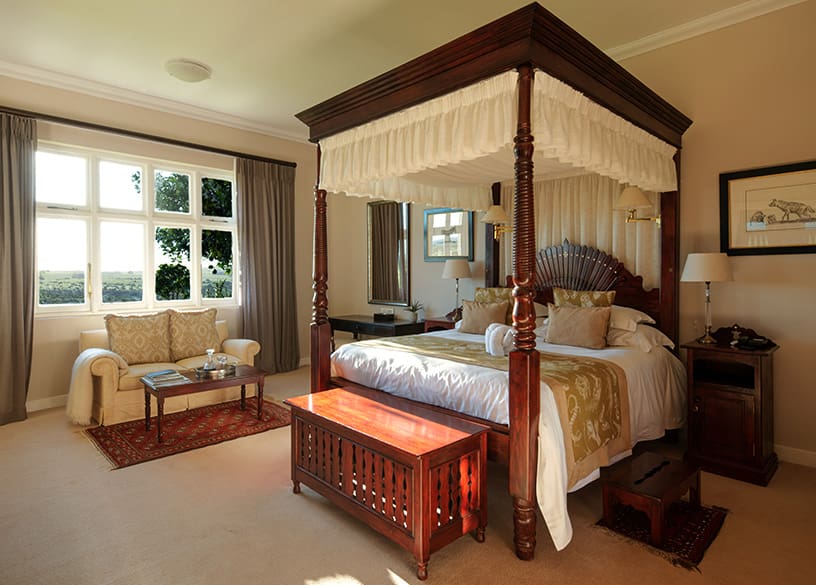 Master Suite at Founders Lodge - elegant period-style luxury accommodation