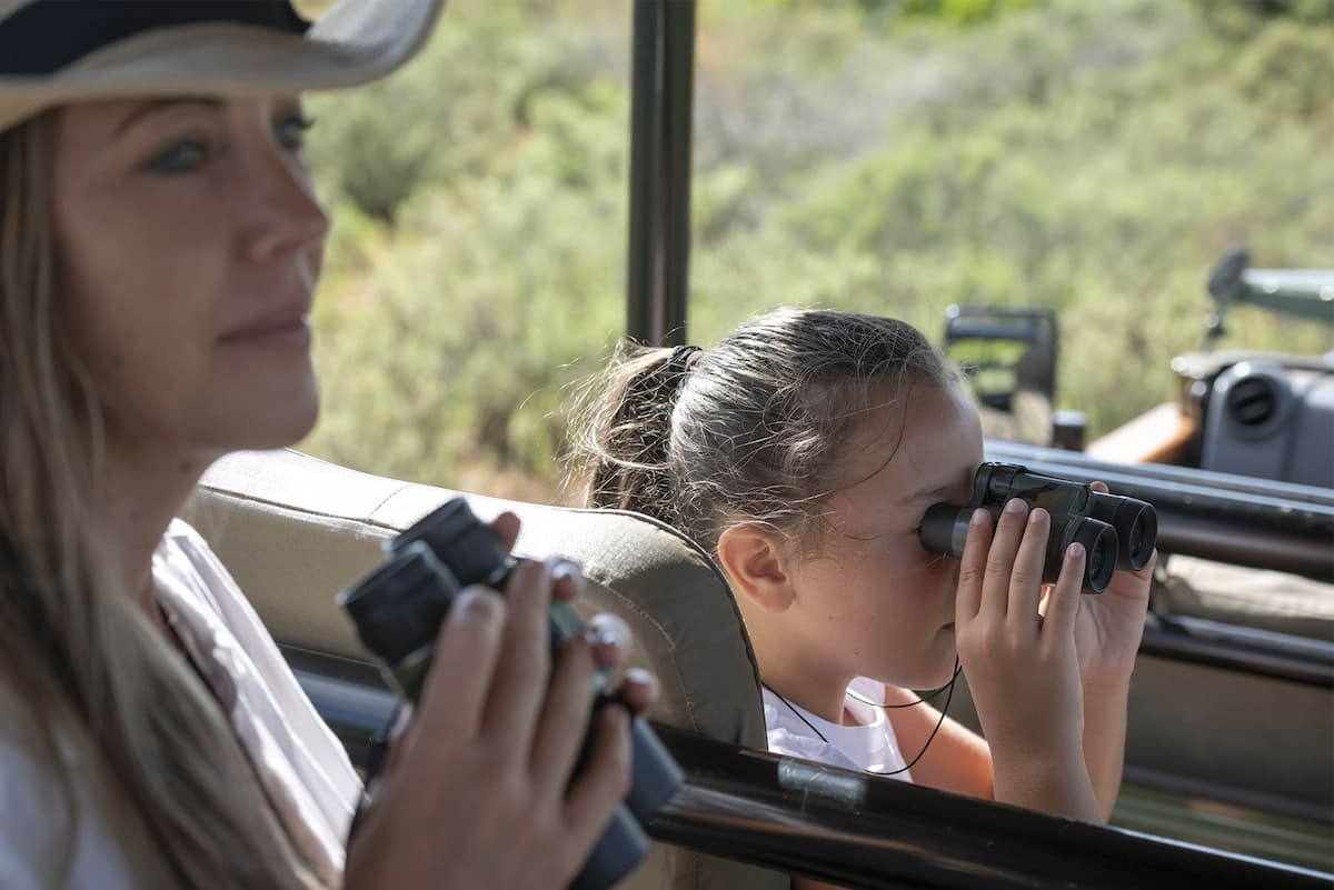 Guests on private game reserve at Founders Lodge