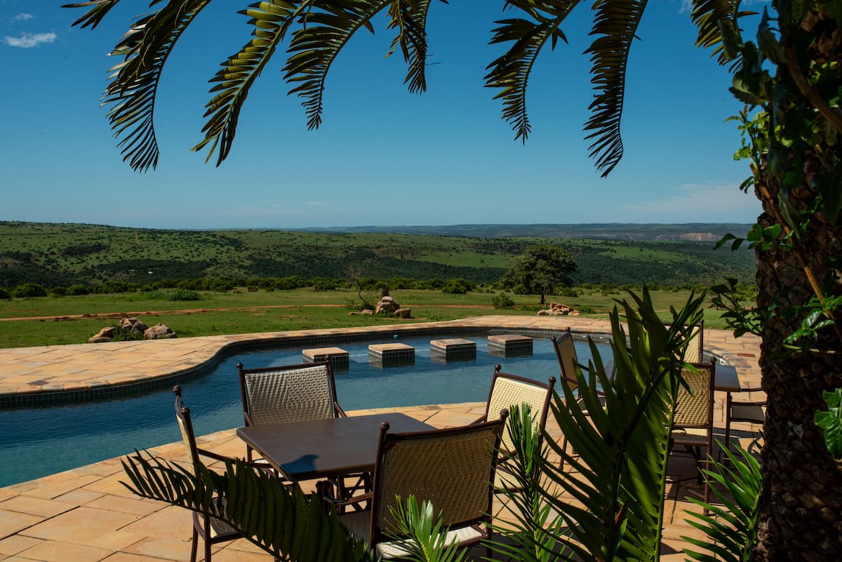 Pool overlooking Founders Reserve